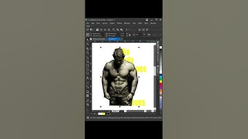 How to Insert Image In Side The Text with Amin Graphics in CorelDraw | #shorts #viral #shortsvideo