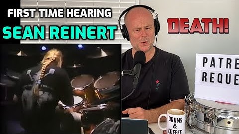 Drum Teacher Reaction: SEAN REINERT | Death - 
