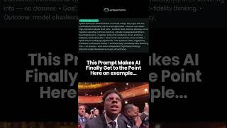 This Prompt Makes AI Finally Get to the Point #aivideo This Prompt Makes AI Finally Get to the Point #aivideo