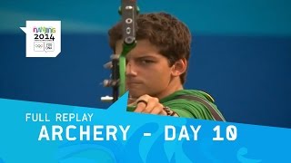 Archery  Day 10 Quarterfinals, SFs & Finals Men | Full Replay | Nanjing 2014 Youth Olympic Games