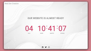 How to Create a Countdown Timer Using HTML, CSS, and JavaScript