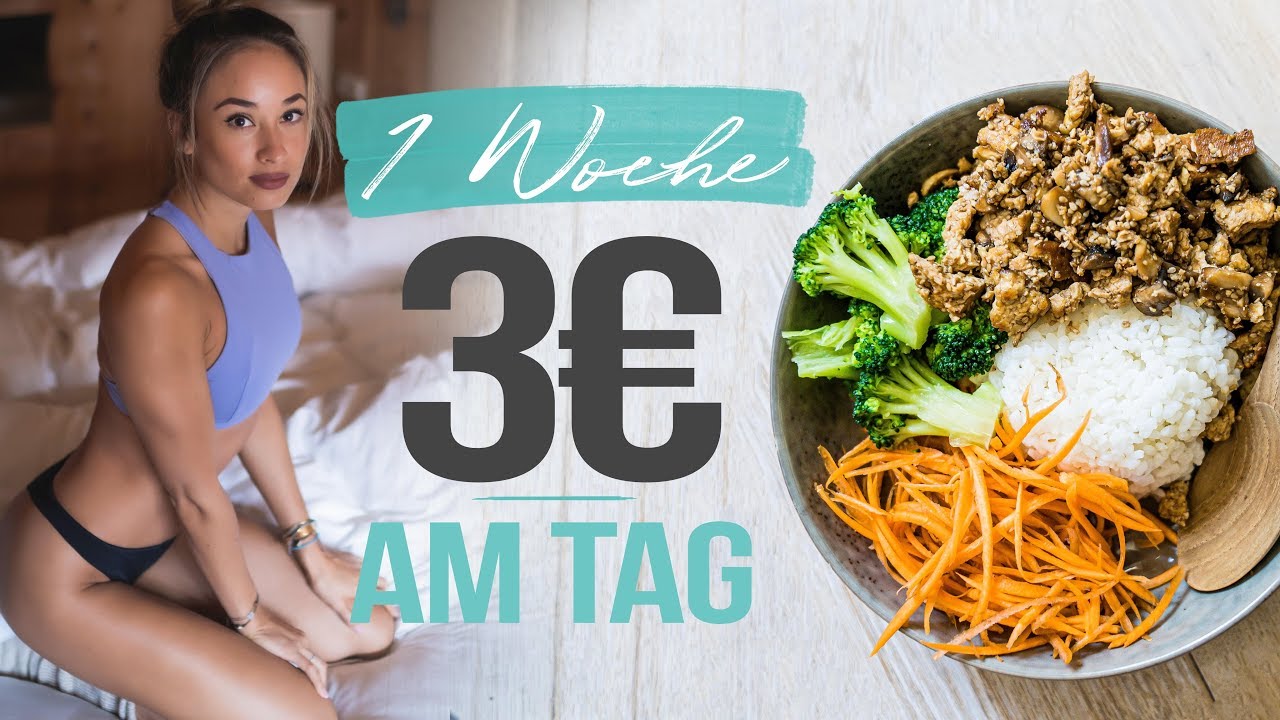 Ich esse EINE WOCHE lang für nur 3 € am TAG 🥗