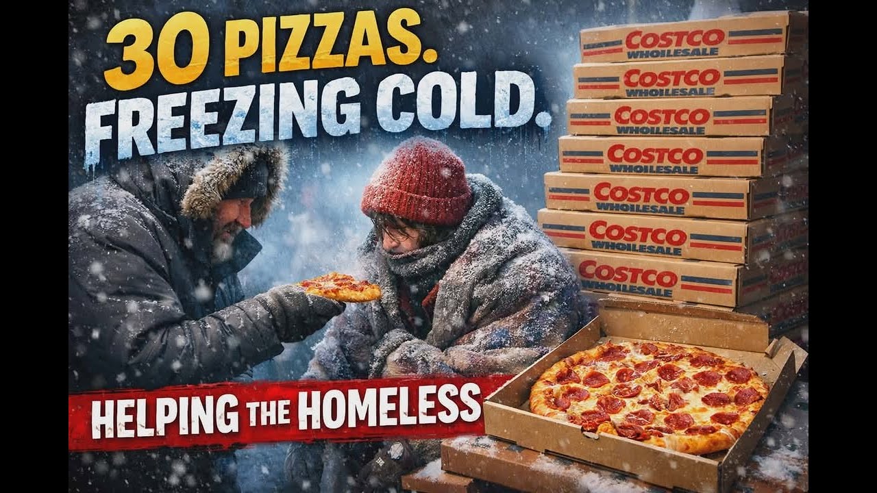 30 Pizzas in Brutal Cold: Feeding the Homeless in Kalamazoo