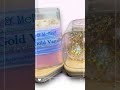 Rose gold vanilla premium soy wood wick candle oddlysatisfying rainbow gift glitter experiment