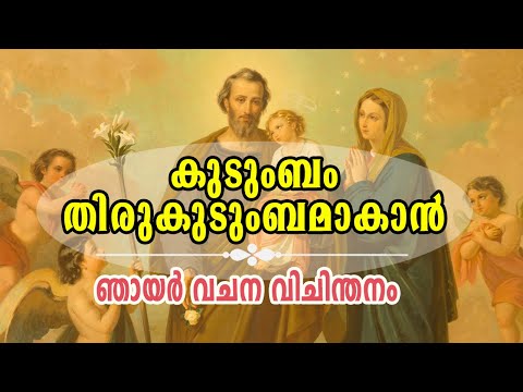 കുടുംബം തിരുകുടുംബമാകാൻ | Feast of the Holy Family Homily Malayalam | Br Anu C