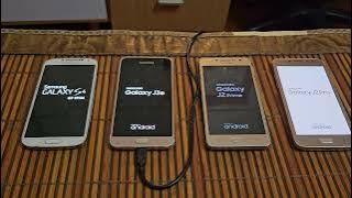 Samsung Galaxy S4 vs J3 2016 vs J2 Prime vs J2 Pro startup & shutdown race!