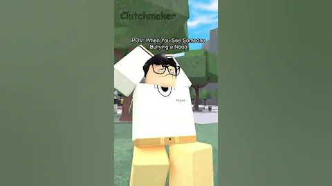 When You See Someone Bullying a Noob #shorts #short #roblox #funny #robloxmemes