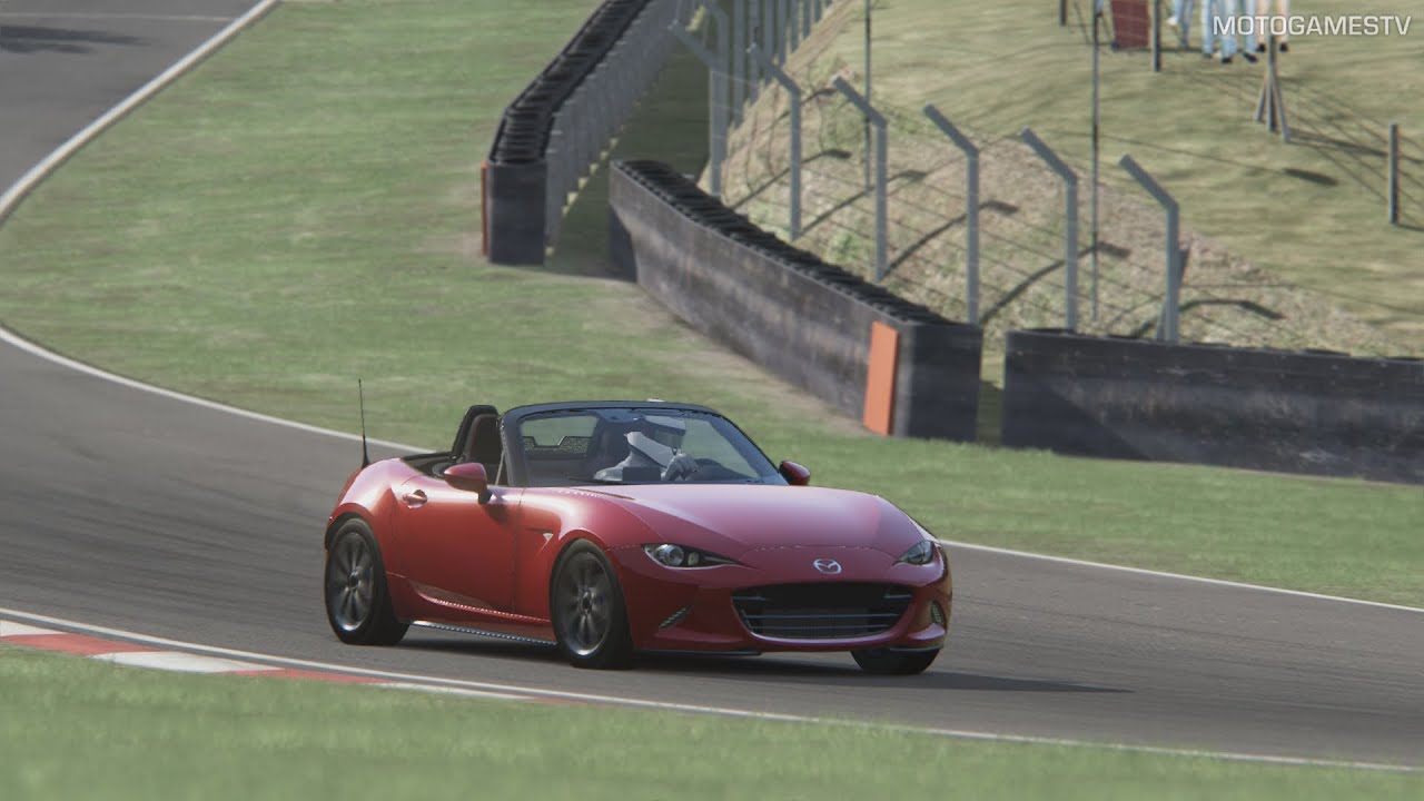 Assetto Corsa Mazda Mx At Brands Hatch Gameplay Youtube