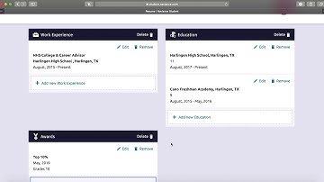 Naviance: Build/Edit Resume