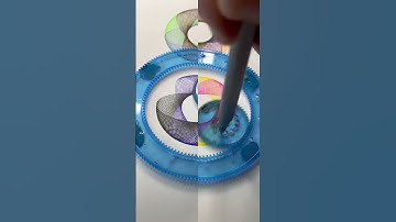Classic toy creating beautiful art #spirograph