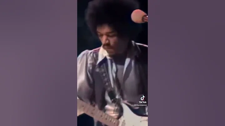 One of the COOLEST moments in rock n roll history 🎸 w/ Jimi Hendrix #shorts