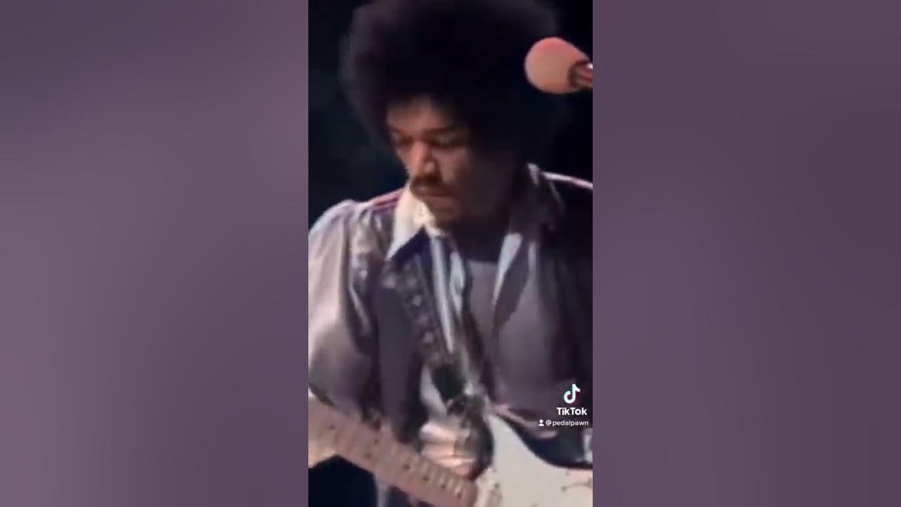 One of the COOLEST moments in rock n roll history 🎸 w/ Jimi Hendrix #shorts