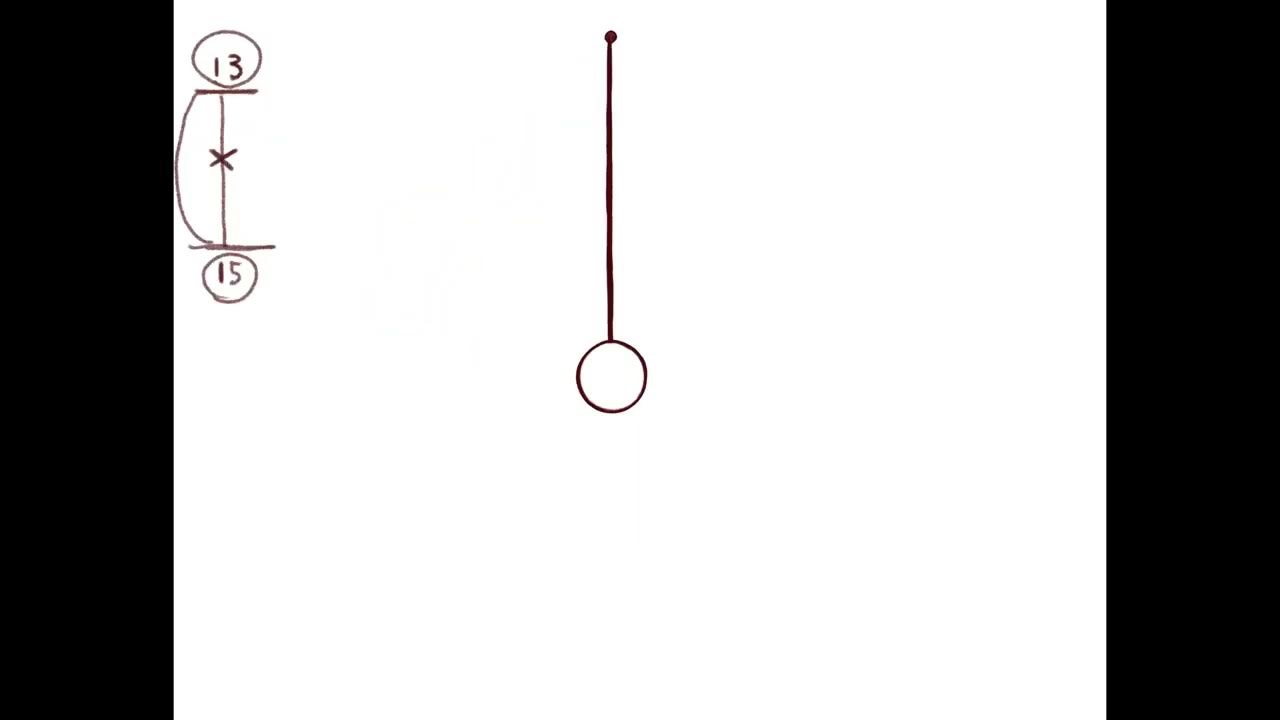 Basic pendulum swing assignment one. YouTube