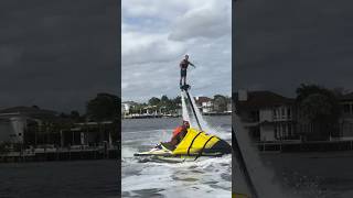 My dog learned how to jet ski! #goldendoodle #jetski #dogdad