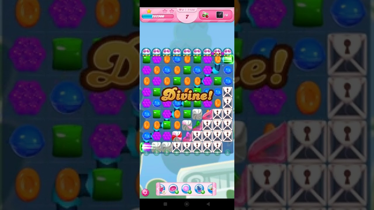 Candy Crush Saga Level 7126 - YouTube 