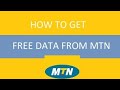 How To Get Free Data On Mtn