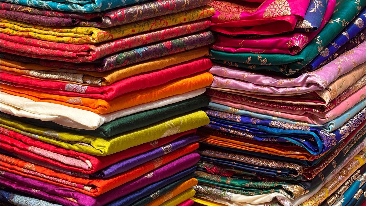 Madanpura Silk Saree Market Varanasi |Mashru Crape, Satin, Russian, Georgette 