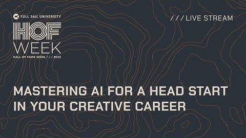 Mastering AI for a Head Start in Your Creative Career | Full Sail University