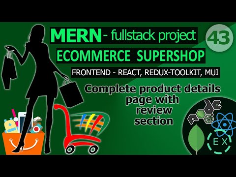 MERN project – ecommerce – supershop || Product details page –  information and reviews.