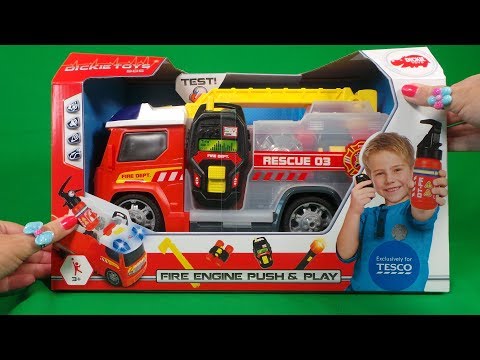 tesco fire engine toy