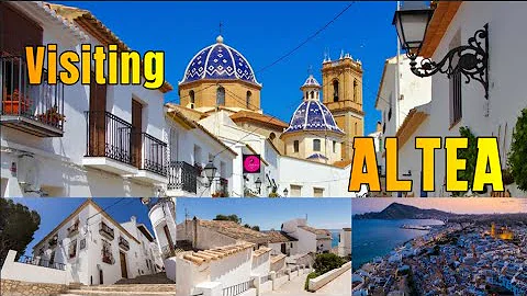 Visiting the beautiful coastal town Altea a city on the Costa Blanca  🇪🇸 (4K)