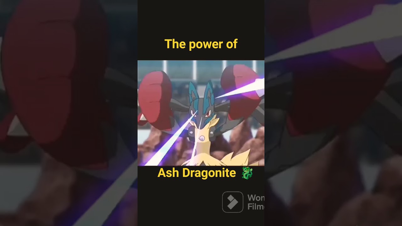 The power of Ash Dragonite watch till end #pokemon #ash