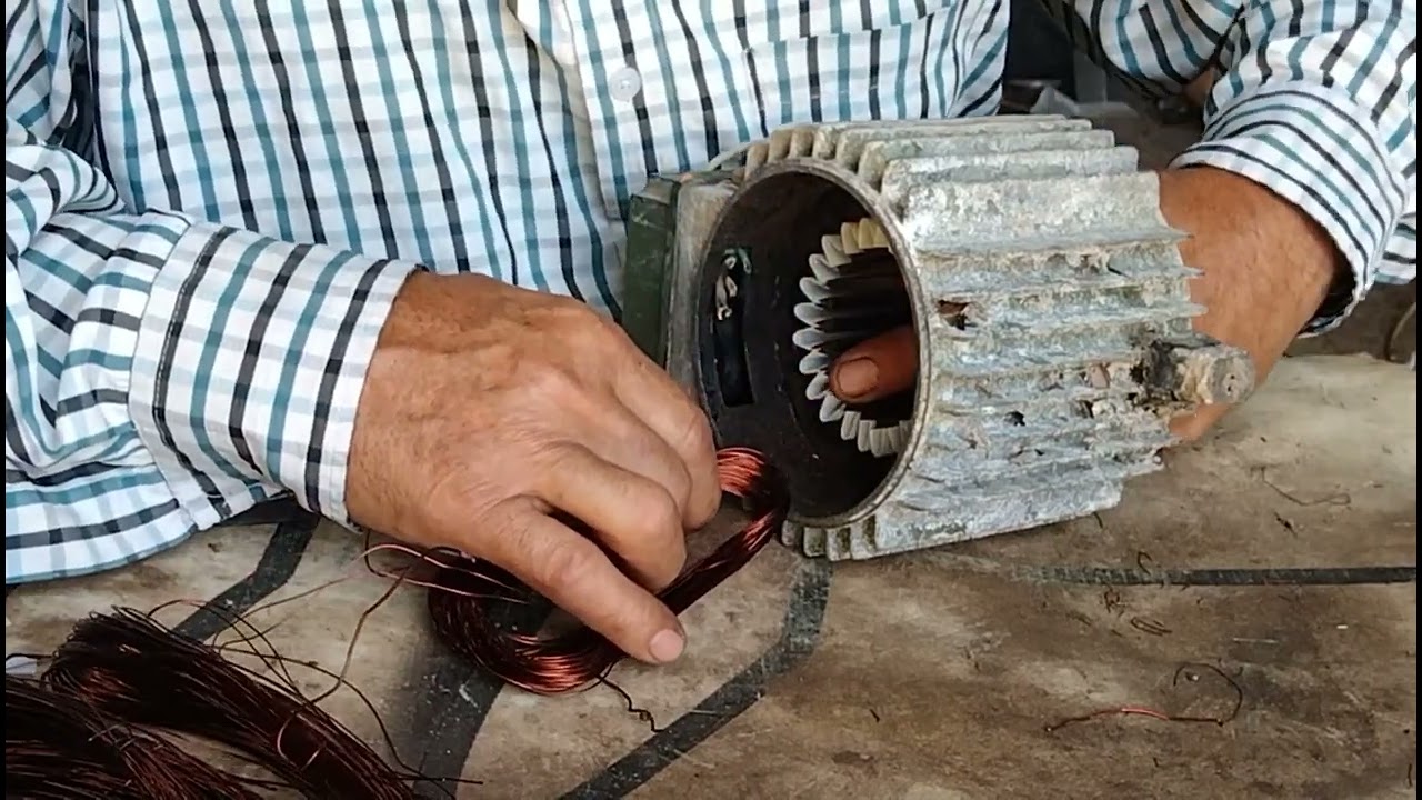 اربع خطوات تجعلك تعيد لف اي ماتور في عشر دقائق فقط