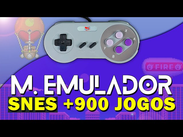 🎮 MELHOR EMULADOR DE SNES PARA PC FRACO + PACK 900 JOGOS 