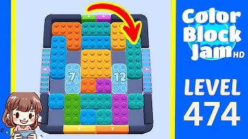Color Block Jam Level 474 Solution Walkthrough