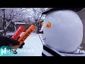 Experiment firecrackers vs snowman