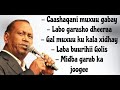 Goroyooy Gabbal Kuu Dhac || Xasan Aadan Samatar || Hees macaan || HD  Lyrics