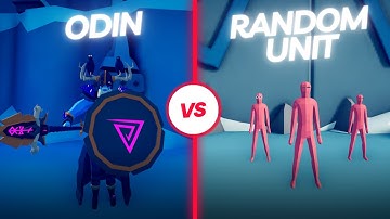 ODIN vs RANDOM TEAM - Totally Accurate Battle Simulator | TABS