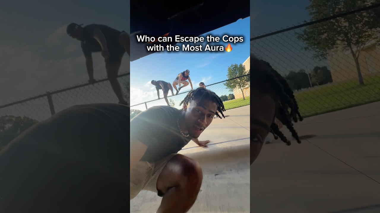 Who Can Escape the Cops with the Most Aura? 🔥@aydonholley @pronobi1