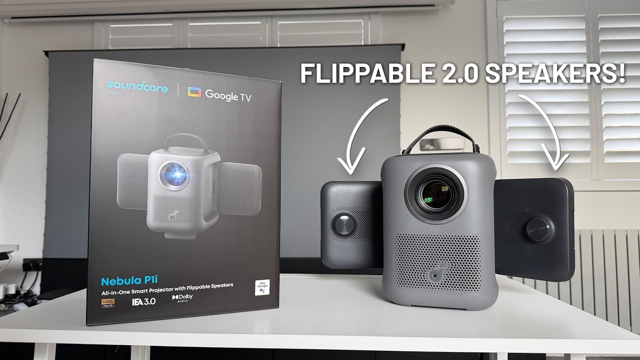 This $370 Projector Has FLIPPING SPEAKERS?! (soundcore Nebula P1i