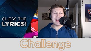 Eurovision 2020 – Guess the Lyrics Challenge (Part 2)⎥I DID SO BAD - AGAIN!!!