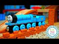Giant thomas the train wooden railway track build for kids