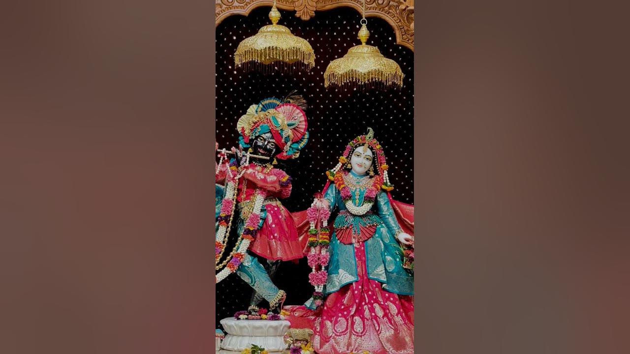राधे राधे लिखकर जाना Sri Radha Madhav Kolhapur Maharashtra Temple l Krishna Bhajan