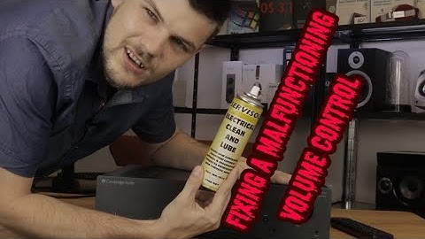 How To Fix A Sketchy Volume Control On A Amplifer