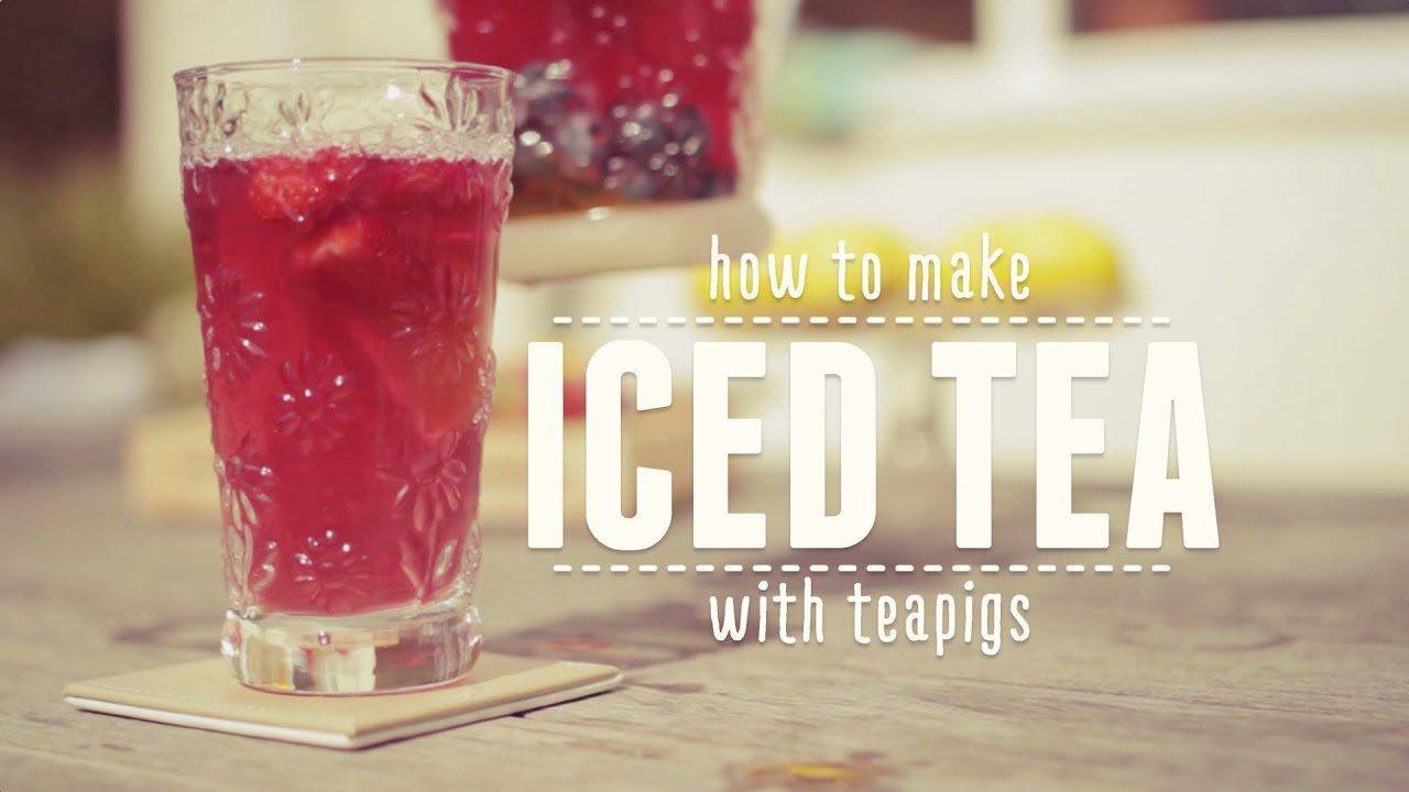 how to make iced tea making flavoured ice teas YouTube