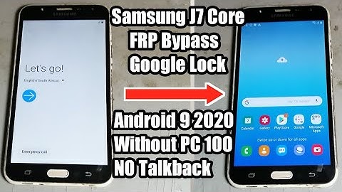Samsung J7 Nxt Core U7 (J701F)Android 9 Frp Unlock Without Pc New Update 2020 Bypass Google Account