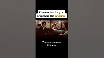 Kdrama Teaching us english😂😂