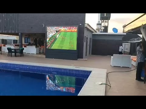LED screen project installation video