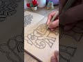 Day 2 of Kraft paper series #art #madhubaniart #indianart #indianpainting #madhubani #motif