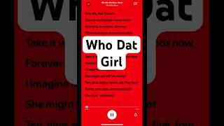 Who Dat Girl By Flo Ride Akon Lyrics