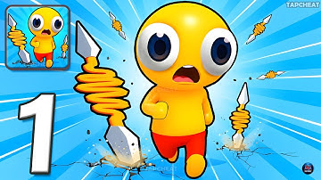 Spring Spear: Aim & Snap - Gameplay Walkthrough Part 1 - Level 1-95 (iOS, Android)