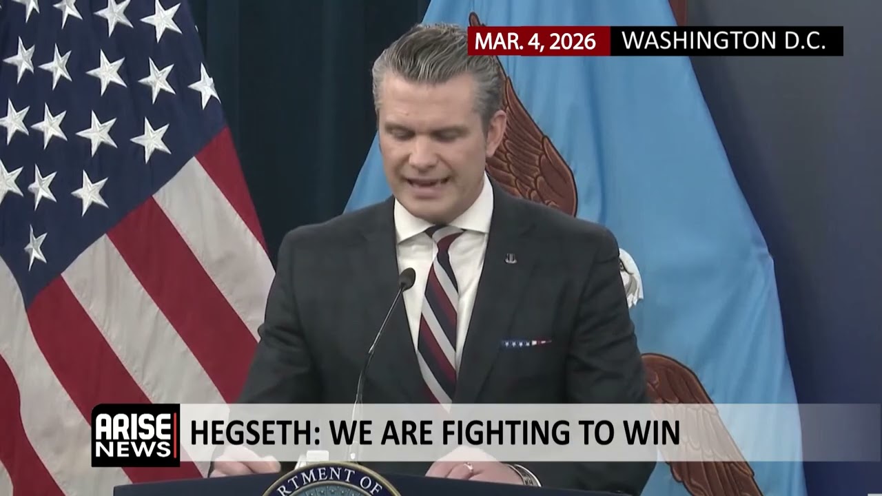 US DEFENCE LEADERS UPDATE ON IRAN WAR