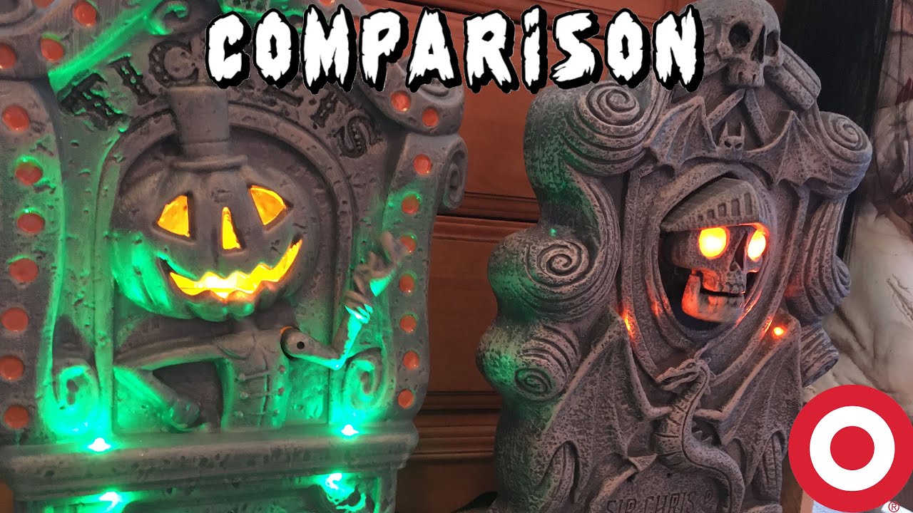 COMPARISONS | Target 2020/2021 Chris P Corpse VS Fright This Way Tombstone