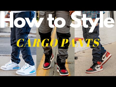 HOW TO WEAR CARGO PANTS FOR MEN || HOW TO WEAR CARGO PANTS 4 DIFFERENT WAYS