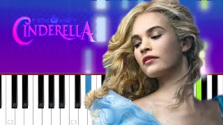 Lily James - A Dream is a Wish Your Heart Makes (from Disney’s “Cinderella”) (Piano Tutorial)