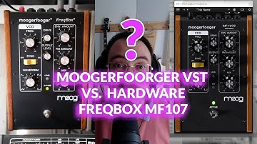 MoogerFooger FreqBox MF107 vs VST // Hardware Vs Software Comparison  Demo